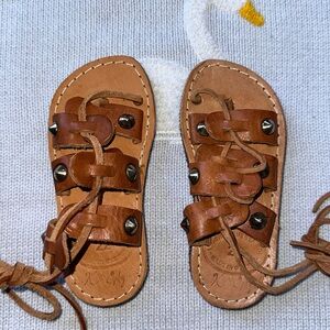NWOT Etsy Handmade Gladiator Lace Sandals
